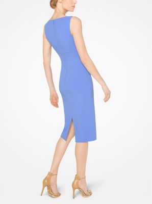 Stretch Wool-Crepe Sheath Dress