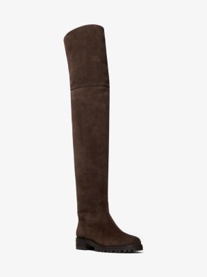 michael kors suede knee high boots