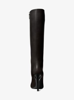 Dabney Leather Boot in BLACK | Michael Kors