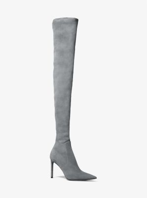 Michael kors 2025 grey suede boots