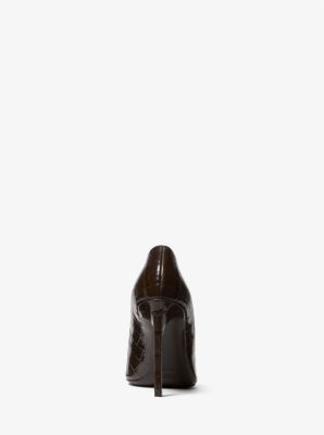 Martine Crocodile Embossed Leather Pump image number 2