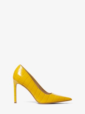 Martine Crocodile Embossed Leather Pump image number 1
