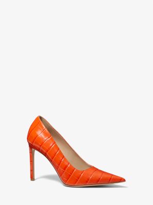 Michael kors on sale pumps orange