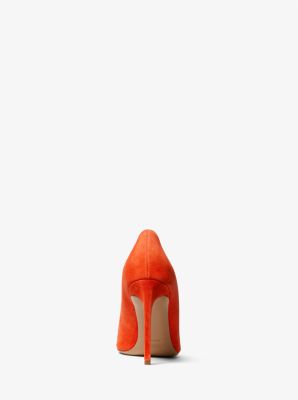 Martine Suede Pump in ORANGE | Michael Kors
