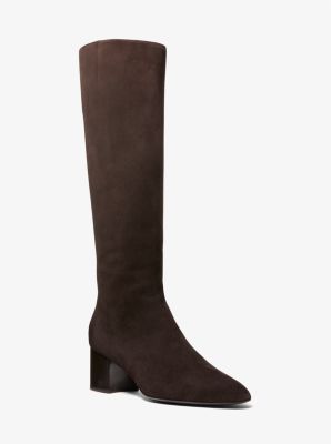 마이클 마이클 코어스 스웨이드 롱부츠 Michael Kors Ali Suede Boot,CHOCOLATE