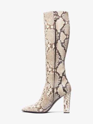 Carly Python Embossed Leather Boot image number 2