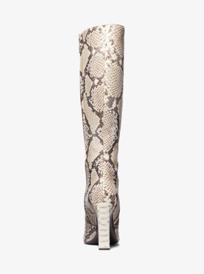 Carly Python Embossed Leather Boot image number 3