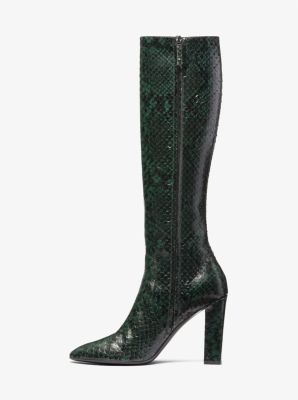 Carly Python Embossed Leather Boot image number 2