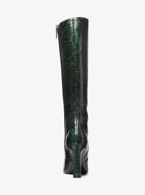 Carly Python Embossed Leather Boot image number 3