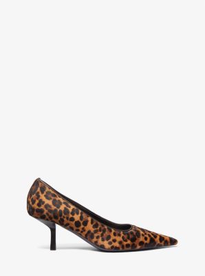 Michael kors on sale leopard pumps