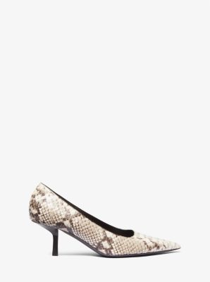 Frankie Python Embossed Leather Pump image number 1