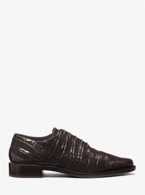 Annette Crocodile Embossed Patent Leather Oxford image number 1