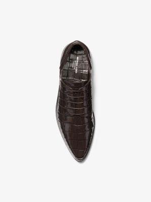 Annette Crocodile Embossed Patent Leather Oxford image number 2