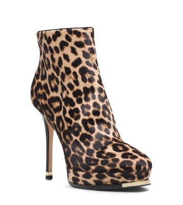 Layton Leopard Hair Calf Ankle Boot | Michael Kors