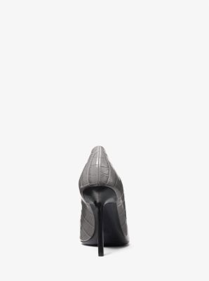 Winona Crocodile Embossed Leather Pump image number 2