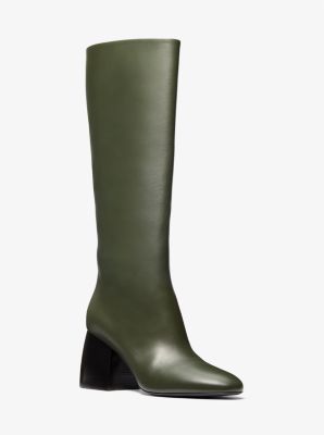 Michael Kors Collection Kaitlin Leather Riding Boot
