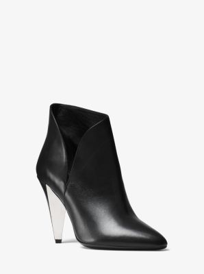 Angelina Calf Leather Ankle Boot | Michael Kors