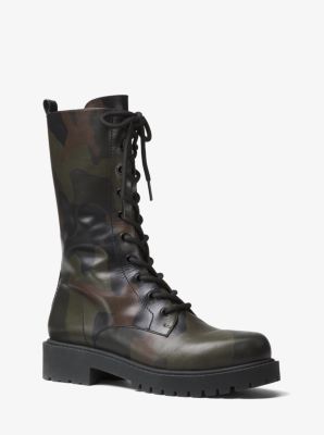 tavie leather combat boot