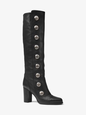 michael kors boots leather