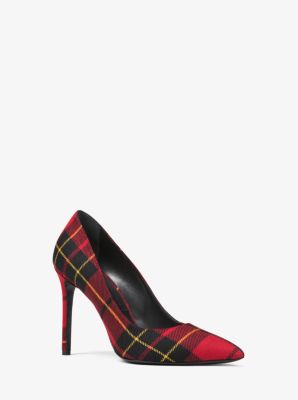tartan plaid pumps