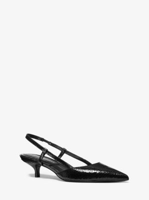 Leather on sale pumps canada