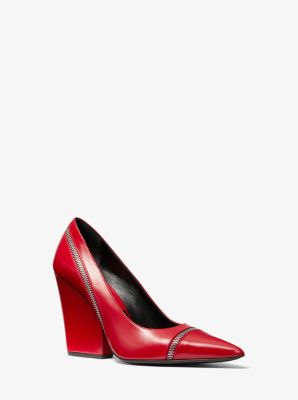 Harriet Two-Tone Leather Pump