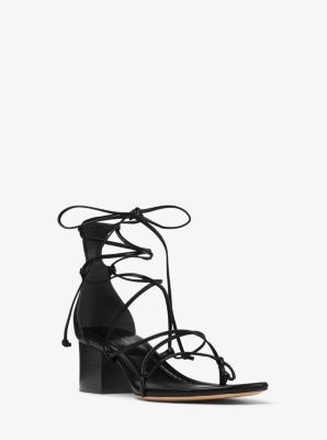 michael kors lace up sandals