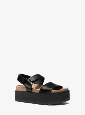 michael kors flatform sandals