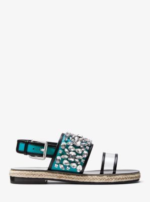 Lafayette Embellished Calf Leather Sandal
