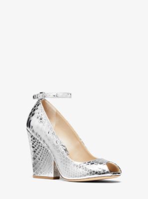 Michael kors discount open toe pumps