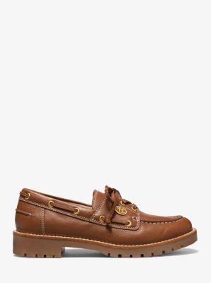 Kearney Leather Boat Shoe | Michael Kors Canada