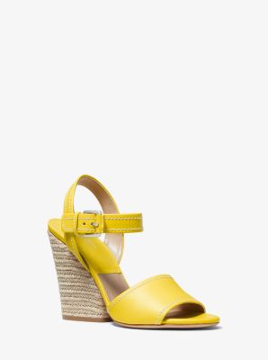 michael kors yellow sandals