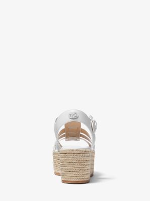Rowling Leather and Jute Fisherman Sandal