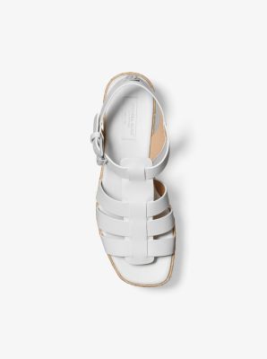 Rowling Leather and Jute Fisherman Sandal