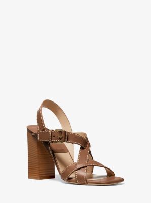 Gladys Leather Sandal | Michael Kors