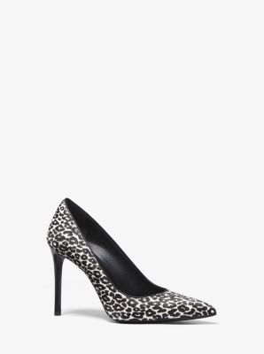 Gretel Leopard Print Calf Hair Pump | Michael Kors