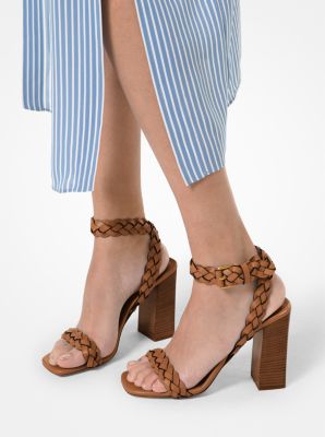 Sandalo Pippa in pelle intrecciata