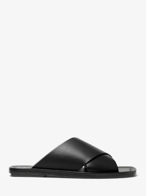 Michael kors sandals mens hot sale black