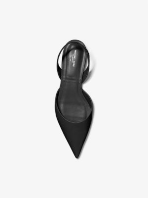 Bridget Leather Flat in BLACK | Michael Kors
