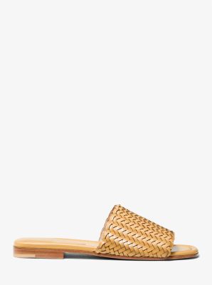 McGraw Woven Leather Slide Sandal | Michael Kors [US]