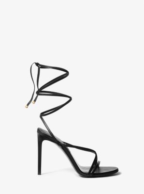 Dahlia Leather Lace Up Sandal Michael Kors