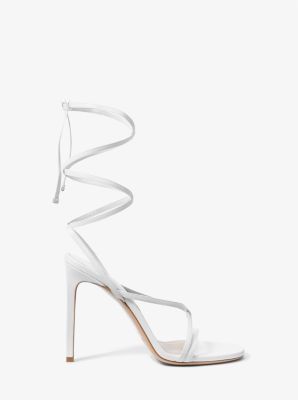 Dahlia Leather Lace-Up Sandal