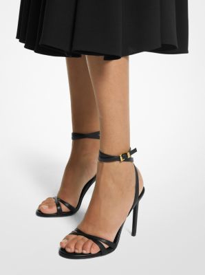 Michael michael kors francine leather sandal online