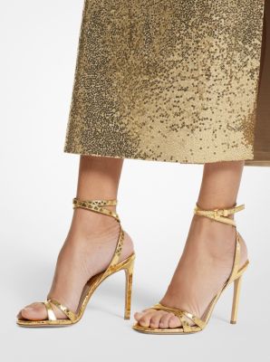 Michael kors shop gold heels