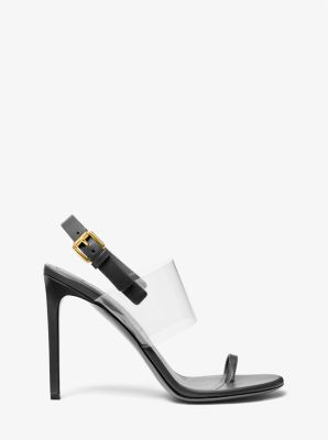 Catherine Leather and Vinyl Sandal