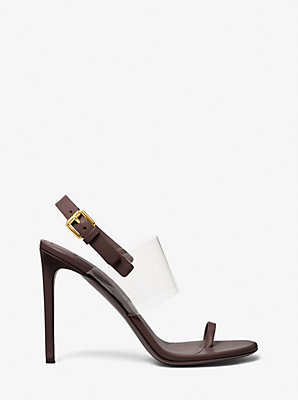 Catherine Leather and Vinyl Sandal
