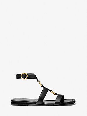 Dusty Ring Leather Sandal
