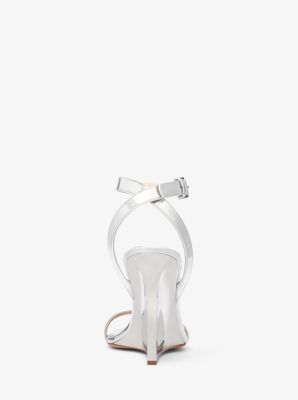 Claudia Specchio Leather Wedge Sandal