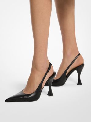 Isabella Leather Slingback Pump