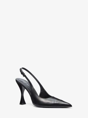 Michael Kors Collection Isabella Leather Slingback Pump